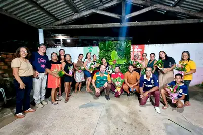 notícia: Geração de renda na perspectiva socioambiental – cursos promovidos pela Prefeitura de Benevides atraem um bom público